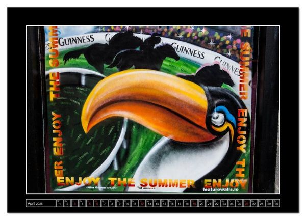 Produktbild: Sl&aacute;inte IRLAND - Pubmalereien (Wandkalender 2026 DIN A3 quer), CALVENDO Monatskalender
