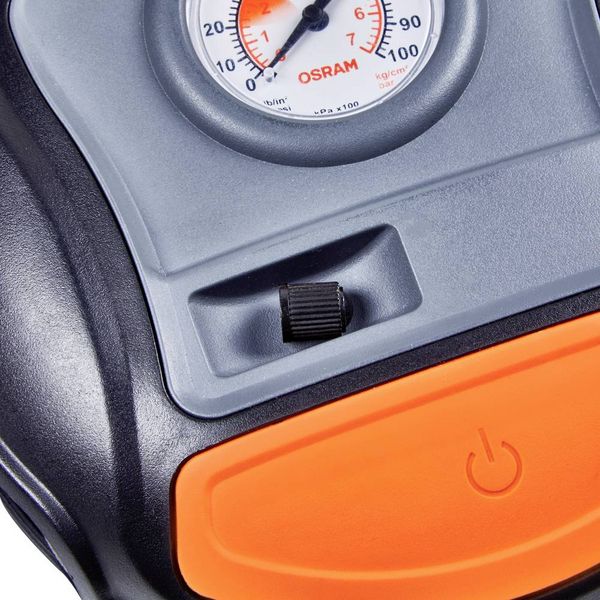Produktbild: Osram Automotive OTI200 Kompressor Analoges Manometer, Kabelfach/-aufnahme, &Uuml;berlastungsschutz