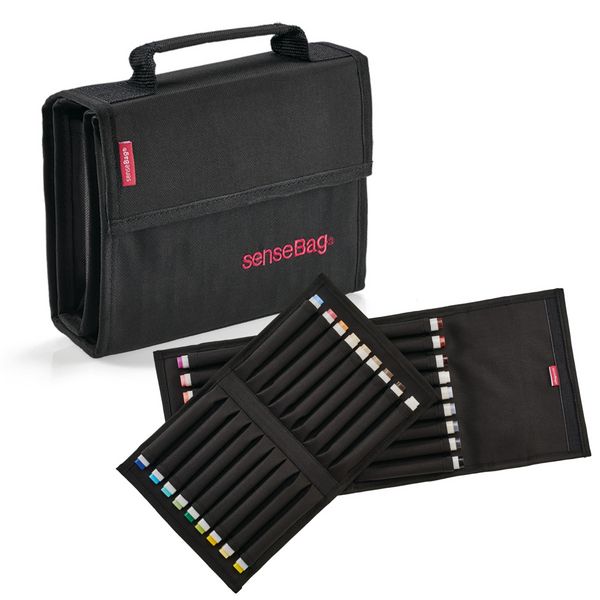 Produktbild: Transotype Federmappe senseBag f&uuml;r 36 Marker schwarz