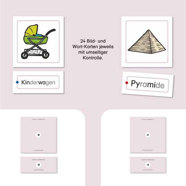 Produktbild: Ich kann W&ouml;rter lesen - Teil 1 - Meine Lesedosen 1-7 im Set