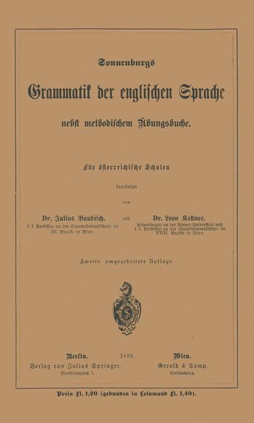 Produktbild: Grammatik der englischen Sprache