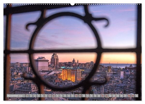Produktbild: Die zeitlose Sch&ouml;nheit von Genua (hochwertiger Premium Wandkalender 2026 DIN A2 quer), Kunstdruck in Hochglanz