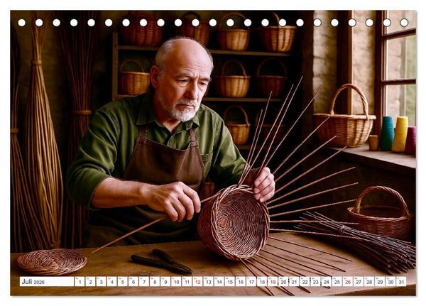 Produktbild: Traditionelle Gewerke (Tischkalender 2026 DIN A5 quer), CALVENDO Monatskalender