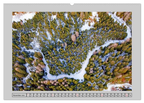 Produktbild: Farbenspiel - Kunstwerke in der Natur 2026 (Wandkalender 2026 DIN A2 quer), CALVENDO Monatskalender