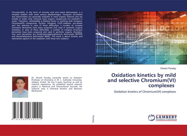 Produktbild: Oxidation kinetics by mild and selective Chromium(VI) complexes