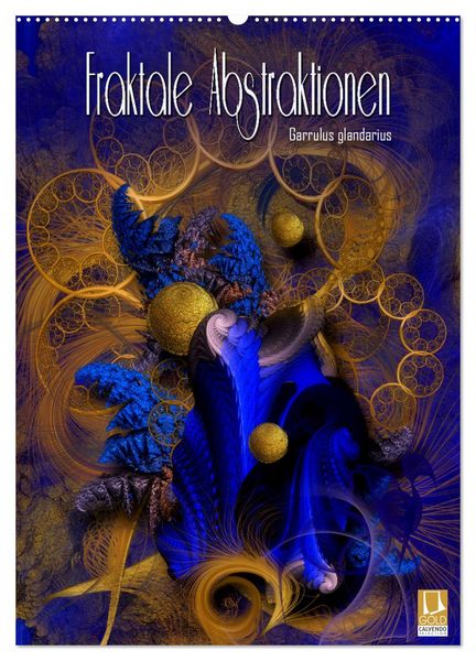 Fraktale Abstraktionen (Wandkalender 2026 DIN A2 hoch), CALVENDO Monatskalender