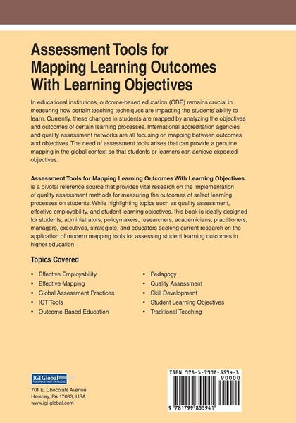 Produktbild: Assessment Tools for Mapping Learning Outcomes With Learning Objectives