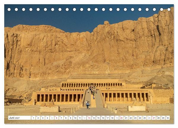 Produktbild: &Auml;gypten - Karnak, die thebanische Nekropole und Luxor (Tischkalender 2027 DIN A5 quer), CALVENDO Monatskalender