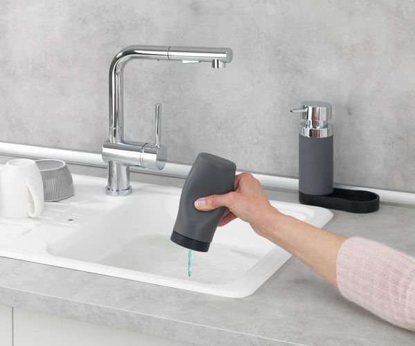 Produktbild: Sp&uuml;lstation Mod. Easy Squeez-e Grau, Sp&uuml;lbecken-Organizer