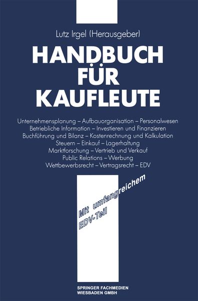 Produktbild: Handbuch f&uuml;r Kaufleute