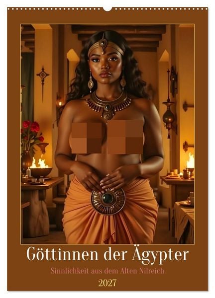 Produktbild: G&ouml;ttinnen der &Auml;gypter (Wandkalender 2027 DIN A2 hoch), CALVENDO Monatskalender