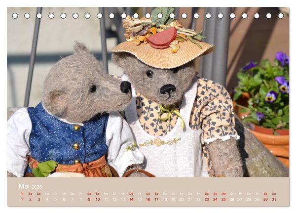 Produktbild: Robin der B&auml;r (Tischkalender 2026 DIN A5 quer), CALVENDO Monatskalender