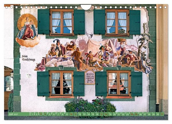 Produktbild: Mittenwald - Perle des Werdenfelser Landes (Wandkalender 2027 DIN A4 quer), CALVENDO Monatskalender