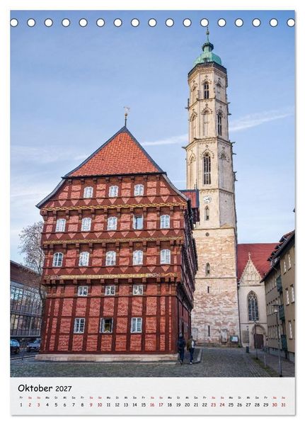 Produktbild: Braunschweig - Mittelalterliche L&ouml;wenstadt (Tischkalender 2027 DIN A5 hoch), CALVENDO Monatskalender