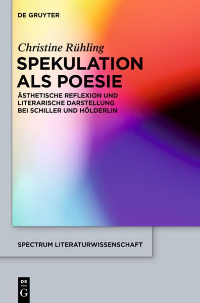 Produktbild: Spekulation als Poesie