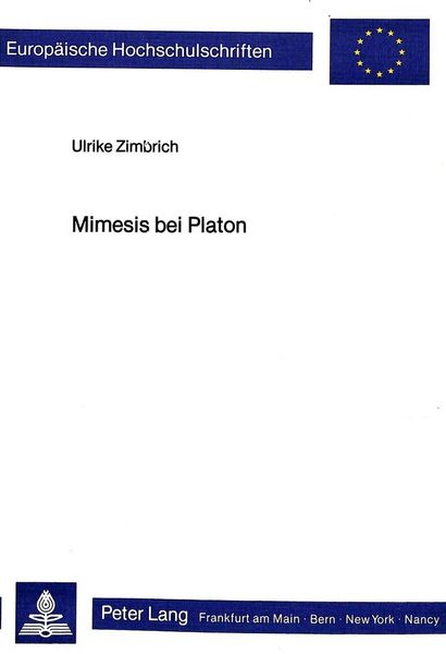 Produktbild: Mimesis bei Platon