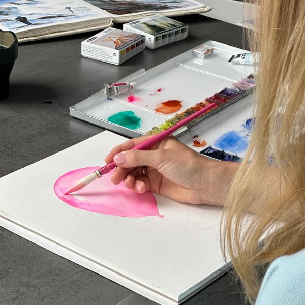 Produktbild: da Vinci Pinsel PRETTY PINK EDITION Aquarellpinsel, Pinsel, Gr&ouml;&szlig;e 2
