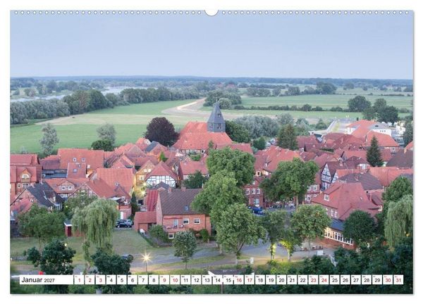 Produktbild: Elbetal Nord - Radland Deutschland (hochwertiger Premium Wandkalender 2027 DIN A2 quer), Kunstdruck in Hochglanz