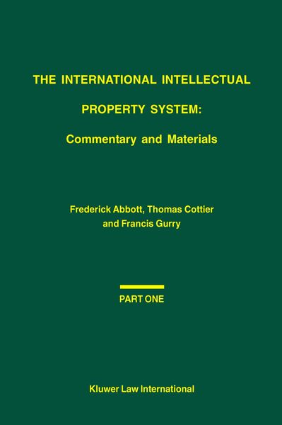 Produktbild: International Intellectual Property System: Commentary and Materials