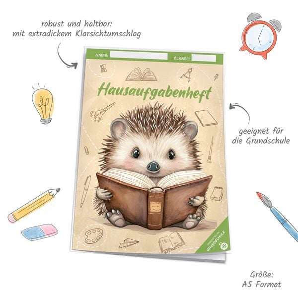 Produktbild: TR&Ouml;TSCH - Hausaufgabenheft Grundschule Igel