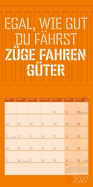 Produktbild: Einspruch Kalender 2027 - 30x30 - Art12