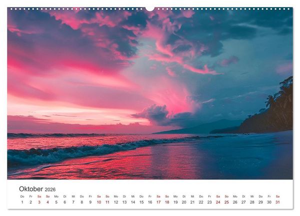 Produktbild: Gestrandet - Ein Jahr auf Robinsons Insel (hochwertiger Premium Wandkalender 2026 DIN A2 quer), Kunstdruck in Hochglanz
