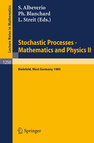 Produktbild: Stochastic Processes - Mathematics and Physics II