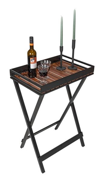 Produktbild: Beistelltisch mit Tablett Mod. Taba, zertifiziertes Akazienholz