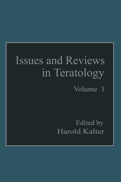 Produktbild: Issues and Reviews in Teratology