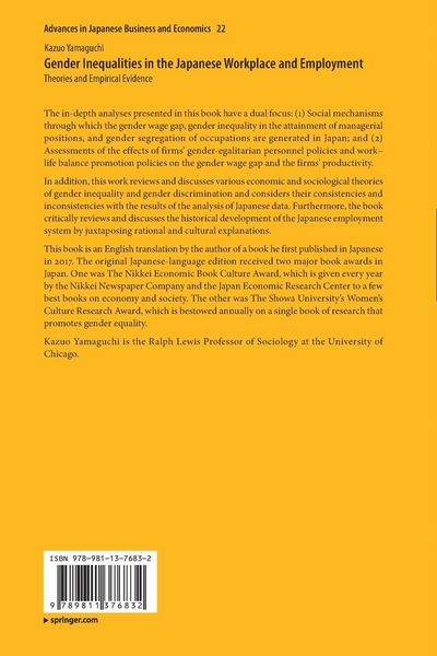 Produktbild: Gender Inequalities in the Japanese Workplace and Employment