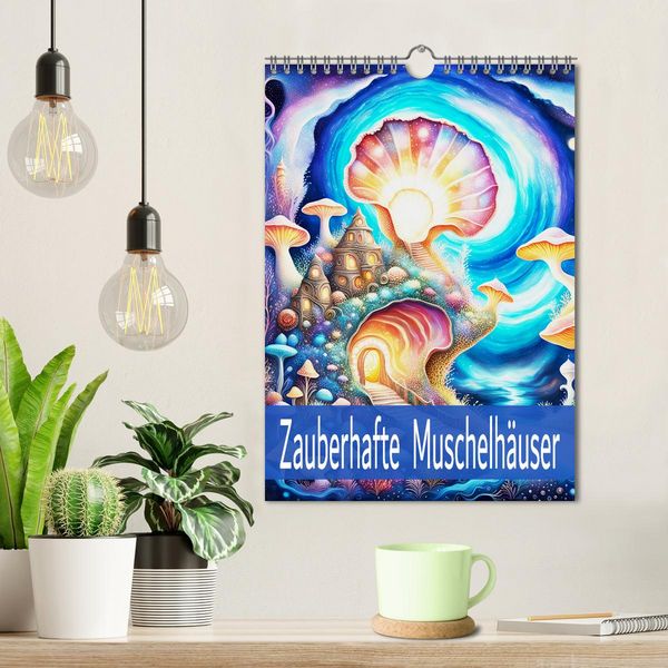 Produktbild: Zauberhafte Muschelh&auml;user (Wandkalender 2026 DIN A4 hoch), CALVENDO Monatskalender