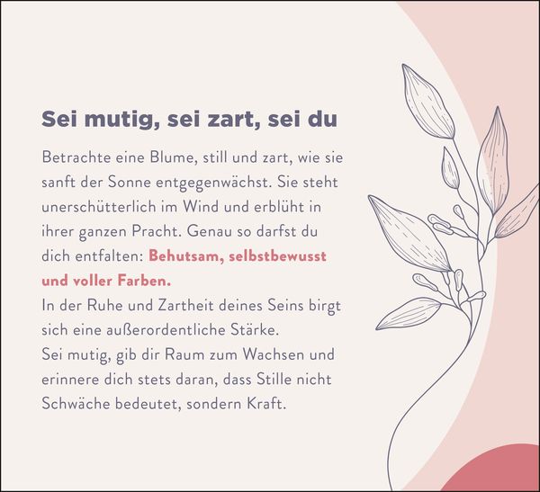 In der Stille blüht die Kraft