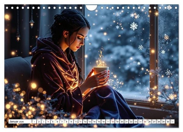 Produktbild: Lichtgefl&uuml;ster (Wandkalender 2026 DIN A4 quer), CALVENDO Monatskalender