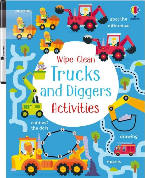 Produktbild: Wipe-Clean Trucks and Diggers Activities