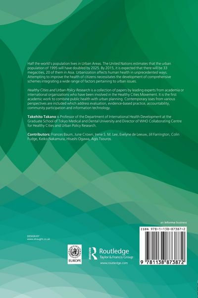 Produktbild: Healthy Cities and Urban Policy Research