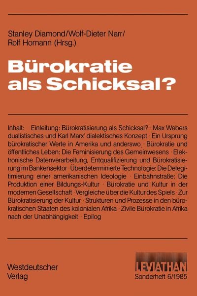 Produktbild: B&uuml;rokratie als Schicksal?