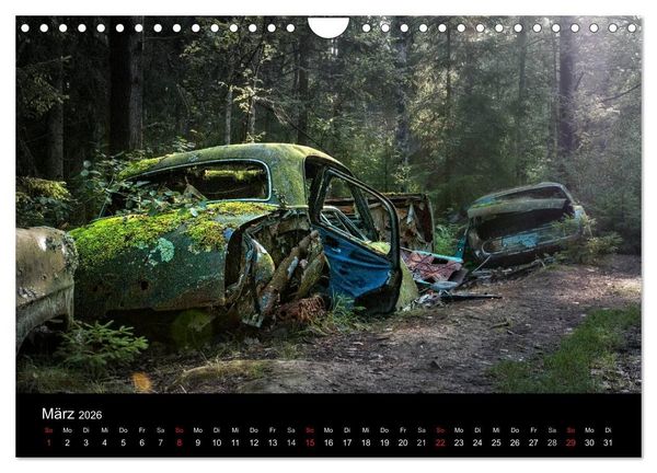 Produktbild: Automobile im Herbst (Wandkalender 2026 DIN A4 quer), CALVENDO Monatskalender