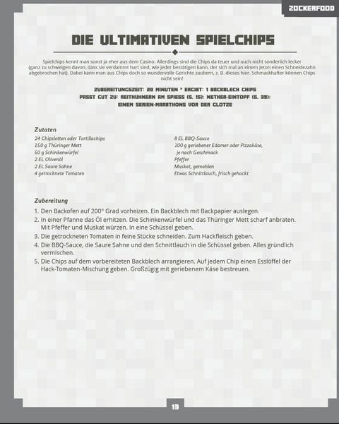 Produktbild: Das ultimative inoffizielle Kochbuch f&uuml;r Minecrafter