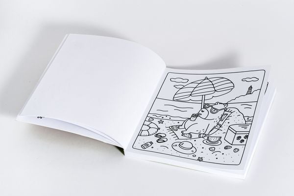 Produktbild: Happy Cappy - Cosy Capybara Coloring. Ein Ausmalbuch f&uuml;r jedes Alter
