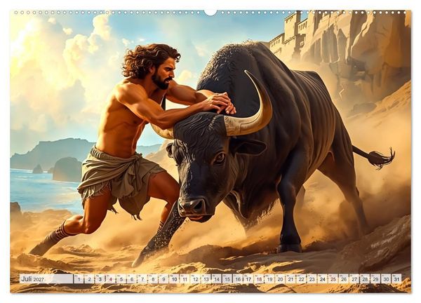 Produktbild: Der Weg des Herakles (hochwertiger Premium Wandkalender 2027 DIN A2 quer), Kunstdruck in Hochglanz