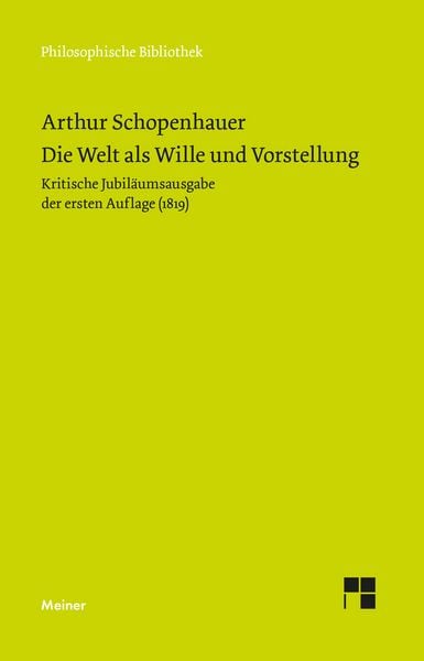 Produktbild: Die Welt als Wille und Vorstellung
