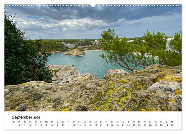 Produktbild: Wandern auf Menorca (Wandkalender 2026 DIN A2 quer), CALVENDO Monatskalender