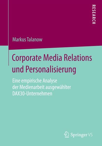 Produktbild: Corporate Media Relations und Personalisierung
