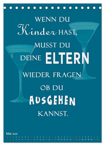 Produktbild: Willkommen im Familienalltag (Tischkalender 2026 DIN A5 hoch), CALVENDO Monatskalender