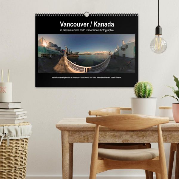 Produktbild: Vancouver / Kanada in faszinierender 360&deg; Panorama-Photographie (Wandkalender 2026 DIN A3 quer), CALVENDO Monatskalender