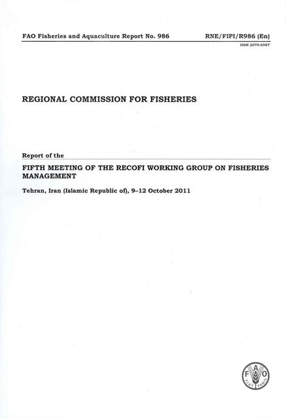 Produktbild: Report of the Fifth Meeting of the Regional Commission for