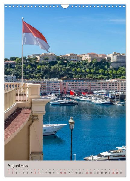Produktbild: C&Ocirc;TE D&rsquo;AZUR Cannes, Monaco und Nizza (Wandkalender 2026 DIN A3 hoch), CALVENDO Monatskalender