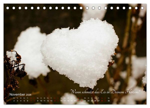 Produktbild: Emotionale Herzensdinge (Tischkalender 2026 DIN A5 quer), CALVENDO Monatskalender