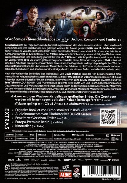 Produktbild: Cloud Atlas (Filmjuwelen)