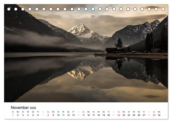Produktbild: Bergpixel "kreuz und quer durch die Alpen" (Tischkalender 2026 DIN A5 quer), CALVENDO Monatskalender